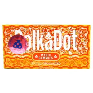 Orange Creamsicle PolkaDot Belgian Magic Blend Gummies 4G