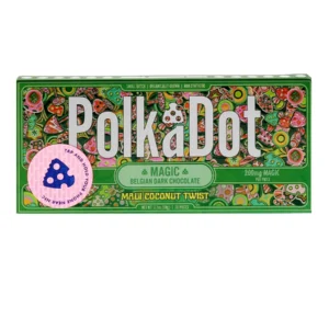 Polka Dot Maui Coconut Twist Belgian Dark Chocolate