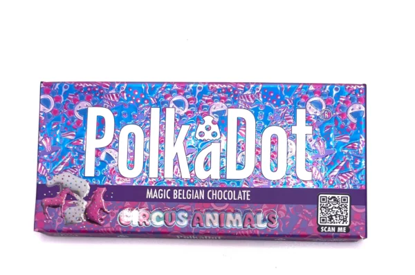 Polkadot Circus Animals Chocolate Bar