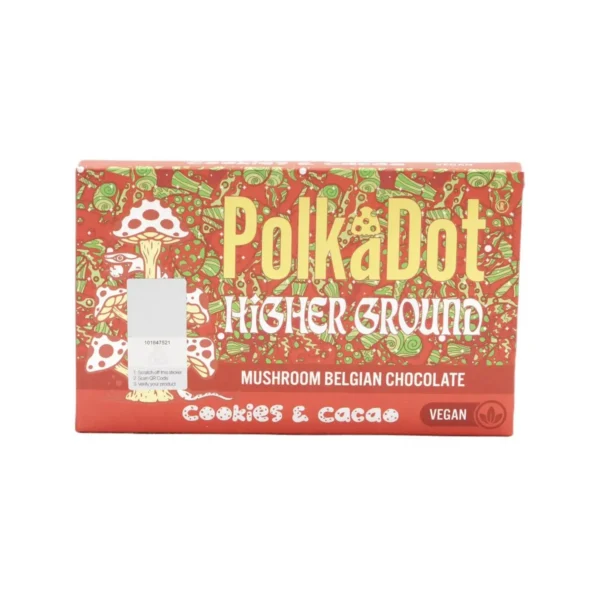 Polkadot Cookies & Cacao Belgian Chocolate Bar