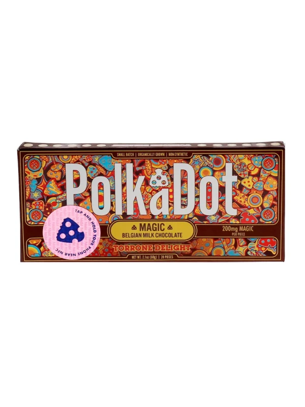 Polkadot Magic Belgian Chocolate Torrone Delight