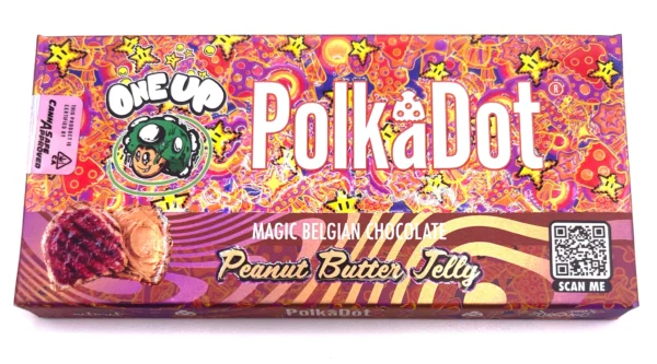 Polkadot Peanut Butter Jelly Belgian Chocolate