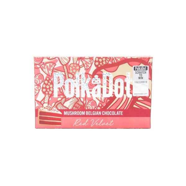 Polkadot Red Velvet Milk Chocolate Bar