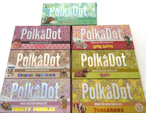 polkadot chocolate box